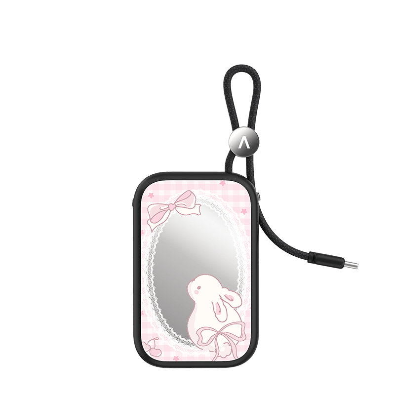 CaseBang Bunny Gaze/For Lightning Ballet Trinket Power Bank Build-in Cable